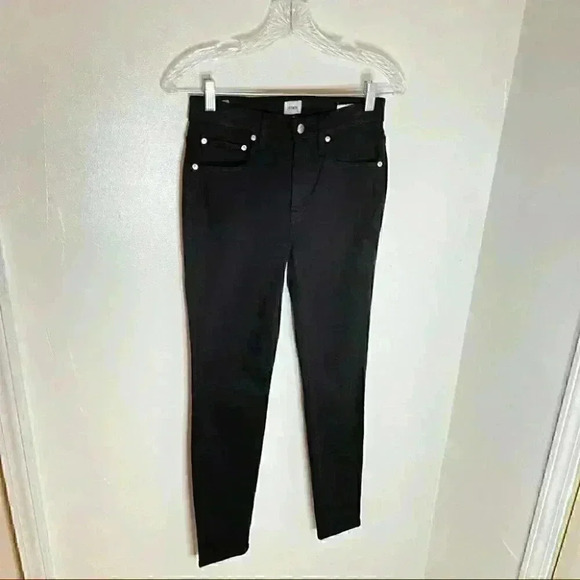 NWT Edwin Candice High Rise Skinny Jeans in Black - Picture 6 of 9
